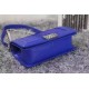 Chanel A67086-python-7 Medium Boy Flap Bag in Blue Electric Python SHW 
