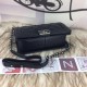 Chanel Medium Boy Braid Flap in Black Calfskin Aged RHW A67086