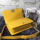 Chanel A67086-python-8 Medium Boy Flap Bag in Bright Yellow GHW 
