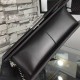 Chanel Medium Boy Flap Black Lambskin Geometry Pattern Aged RHW A67086