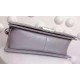 Chanel A67086-python-9 Medium Boy Flap Bag in Gray Python SHW 