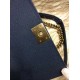 Chanel Medium Boy Flap Black in Navy Caviar Aged BHW A67086