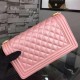 Chanel Medium Boy Flap Bag in Pearl Pink Lambskin GHW A67086