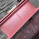 Chanel Medium Boy Flap in Pink Caviar GHW A67086