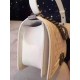 Chanel Medium Boy Flap Bag in White Deerskin/Patent Aged RHW A67086