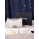 Chanel Medium Boy Flap Bag in White Deerskin SHW A67086