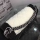 Chanel Shearling Boy Flap White Aged RHW A67086
