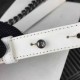 Chanel Shearling Boy Flap White Aged RHW A67086