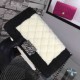 Chanel Shearling Boy Flap White Aged RHW A67086
