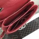 Chanel Small Trendy CC Flap Bag Butgundy Lambskin Aged RHW A92236