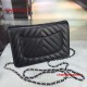 Chanel A33814-95 Classic Chevron Quilted WOC