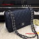 Chanel A58600-28 Jumbo Classic Flap Bag in Dark Blue