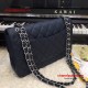 Chanel A58600-28 Jumbo Classic Flap Bag in Dark Blue