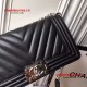 Chanel A67086-25 Medium Boy Chanel Chevron Flap Bag