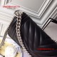 Chanel A67086-25 Medium Boy Chanel Chevron Flap Bag