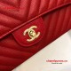 Chanel A01112-10 Medium Chevron Classic Flap Bag