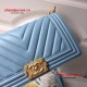 Chanel A67086-12 Boy Old Medium Chevron Flap Bag