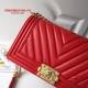Chanel A67086-13 Boy Old Medium Chevron Flap Bag