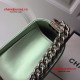 Chanel A67086-15 Boy Old Medium Metallic Chevron Quilted Flap Bag