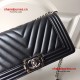 Chanel A67086-17 Medium Boy Chanel Chevron Flap Bag