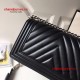 Chanel A67086-17 Medium Boy Chanel Chevron Flap Bag