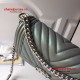 Chanel A67086-18 Boy Old Medium Metallic Chevron Quilted Flap Bag