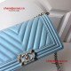 Chanel A67086-20 Medium Boy Chanel Chevron Flap Bag