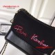 Chanel A91810-16 Gabrielle Signature Embroidered Wool Small Hobo Bag