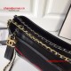 Chanel A91810-16 Gabrielle Signature Embroidered Wool Small Hobo Bag