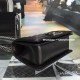 Chanel A67085-38 Small Boy Flap Bag in Black Lambskin Aged RHW 