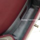 Chanel A67086-57 Medium Boy Flap Bag in Burgundy Lambskin BHW 