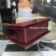 Chanel A67086-57 Medium Boy Flap Bag in Burgundy Lambskin BHW 