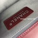 Chanel A67086-58 Medium Boy Flap Bag in Burgundy Lambskin Aged RHW 