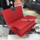 Chanel A67086-60 Medium Boy Flap Bag in Red Lambskin Aged RHW 