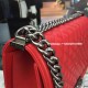 Chanel A92193-10 red lambskin aged rhd