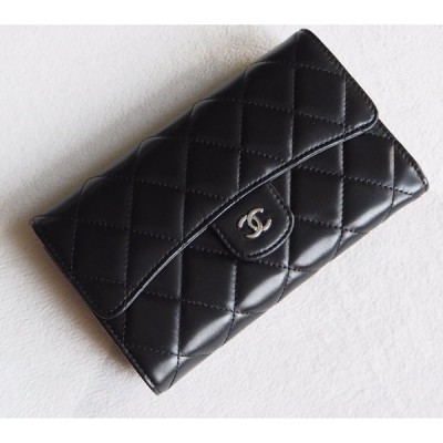 Chanel A31506-1 Quilted Flap Wallet in Lambskin