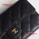 Chanel A31506-2 Quilted Flap Wallet in Caviar
