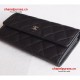 Chanel A50096-2 Rectangle Quilted Wallet in Lambskin