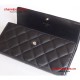 Chanel A50096-2 Rectangle Quilted Wallet in Lambskin
