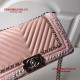 Chanel A67086-23 Medium Boy Chanel Chevron Flap Bag