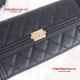 Chanel A80286-9 Boy Quilted Long Flap Wallet 