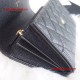Chanel A80286-9 Boy Quilted Long Flap Wallet 