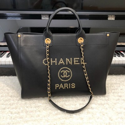 Chanel A57067-1 Grained Calfskin Deauville Shopping Bag