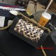 Chanel A67086-31 Medium Boy Metallic Crumpled Goatskin Bag