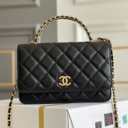 AP3009 Black Lambskin Gold Tone Metal (Authentic Quality)