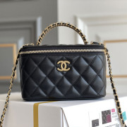 AP3012 Black Lambskin Gold Tone Metal (Authentic Quality)