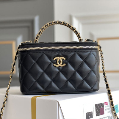 AP3012 Black Lambskin Gold Tone Metal (Authentic Quality)