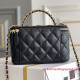 AP3012 Black Lambskin Gold Tone Metal (Authentic Quality)