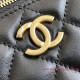 AP3012 Black Lambskin Gold Tone Metal (Authentic Quality)