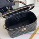 AP3012 Black Lambskin Gold Tone Metal (Authentic Quality)